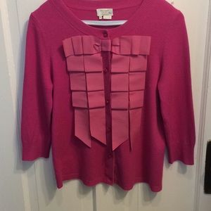 Kate Spade Bow Cardigan Size M